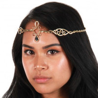 Gold Teardrop Circlet Crown