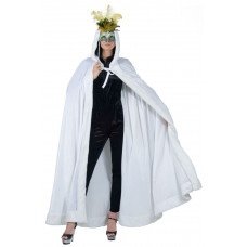 White Hooded Cape