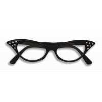 Rhinestone Cat Eye Glasses