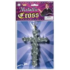 Metallic Cross Necklace