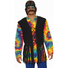 Hippie Tie-Dye Dude Shirt