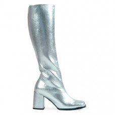 Silver GoGo Boots