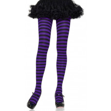Opaque Striped Tights