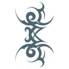 Stamped Tribal Tattoo