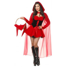 Velvet Red Riding Hood Costume